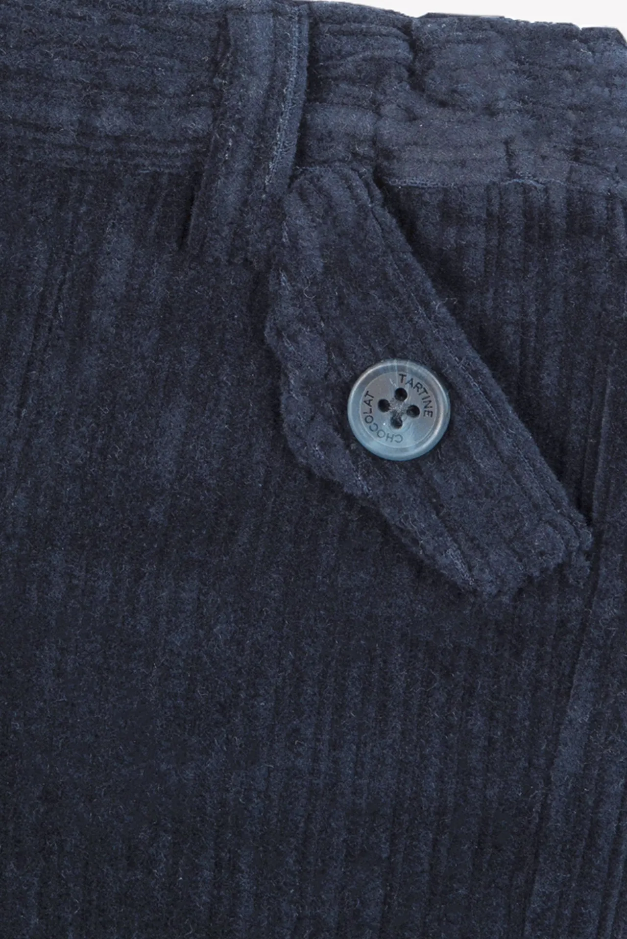 Tartine et Chocolat Pantalon Marine en velours| Pantalons - Jeans