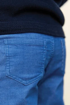 Tartine et Chocolat Pantalon Bleu électrique en velours|Enfant Pantalons - Shorts