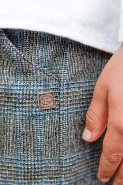Tartine et Chocolat Pantalon Gris chiné à carreaux|Enfant Pantalons - Shorts