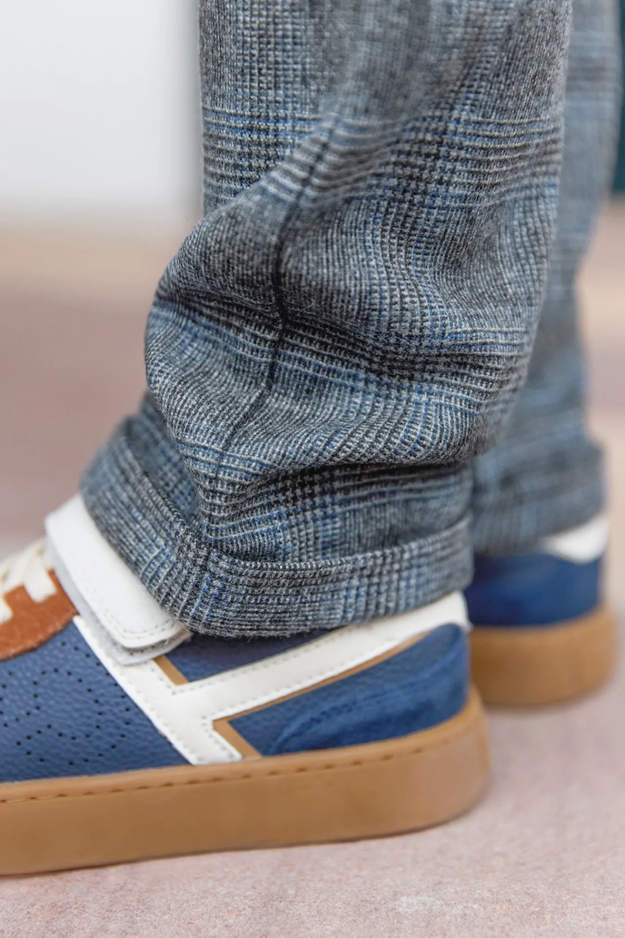 Tartine et Chocolat Pantalon Gris chiné à carreaux|Enfant Pantalons - Shorts