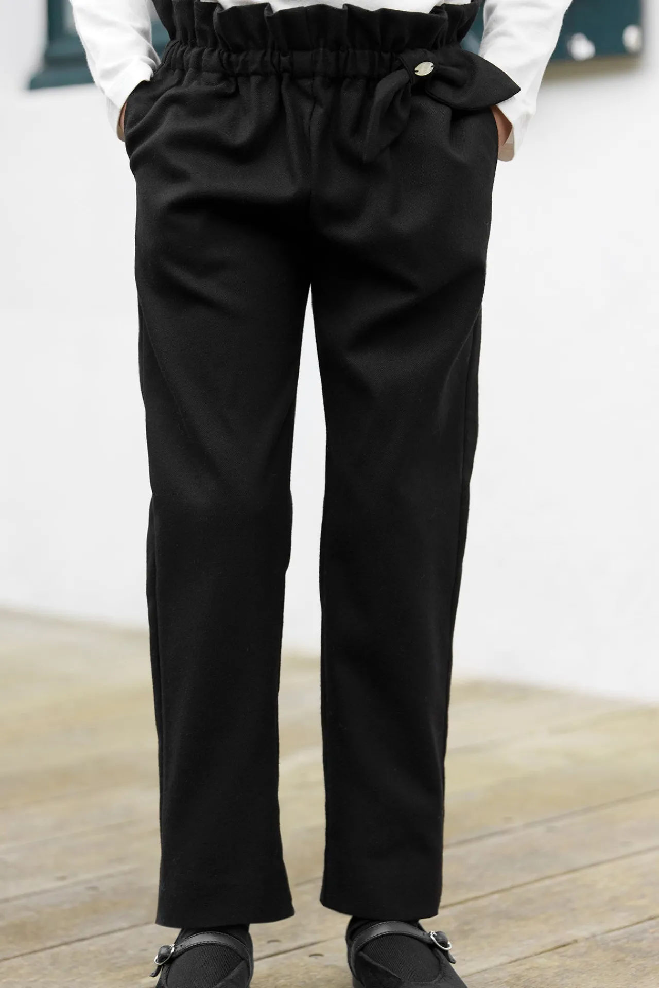 Tartine et Chocolat Pantalon Noir en flanelle|Enfant Pantalons