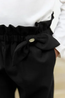 Tartine et Chocolat Pantalon Noir en flanelle|Enfant Pantalons
