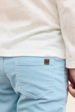 Tartine et Chocolat Pantalon Bleu glacier en velours|Enfant Pantalons - Shorts