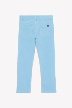 Tartine et Chocolat Pantalon Bleu glacier en velours|Enfant Pantalons - Shorts