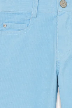 Tartine et Chocolat Pantalon Bleu glacier en velours|Enfant Pantalons - Shorts