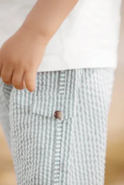 Tartine et Chocolat Pantalon Emeraude rayures| Pantalons - Jeans