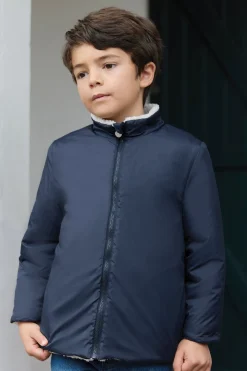 Tartine et Chocolat Parka Marine réversible|Enfant Manteaux - Vestes
