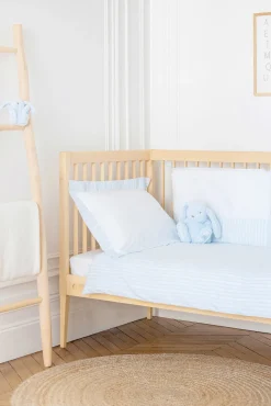 Tartine et Chocolat Parure de lit Garda bleu ciel| Garda Ciel|Gigoteuses - Linges De Lit