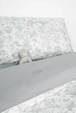 Tartine et Chocolat Parure de lit Imprimé inspiration toile de jouy gris| Toile De Jouy Gris|Gigoteuses - Linges De Lit