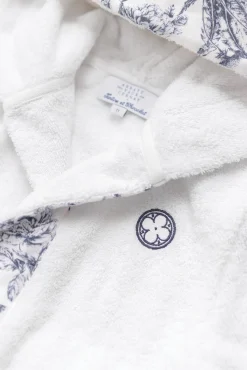 Tartine et Chocolat Peignoir Toile de Jouy x Abbaye des Vaux de Cernay| Toile De Jouy Bleu