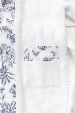 Tartine et Chocolat Peignoir Toile de Jouy x Abbaye des Vaux de Cernay| Toile De Jouy Bleu