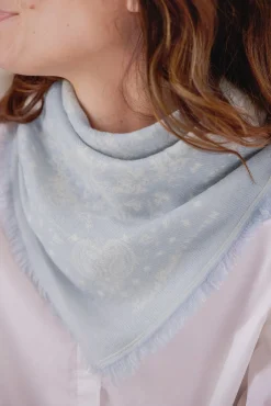 Tartine et Chocolat Petit Foulard Bleu grisé Kujten x|Enfant Accessoires|Accessoires