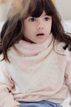 Tartine et Chocolat Petit Foulard Rose pâle Kujten x|Enfant Accessoires