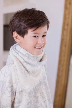 Tartine et Chocolat Petit Foulard Gris clair Kujten x|Enfant Accessoires|Accessoires