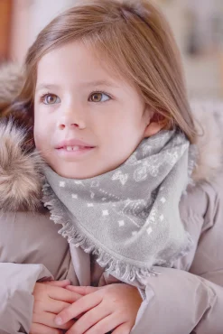 Tartine et Chocolat Petit Foulard Taupe Kujten x|Enfant Accessoires|Accessoires