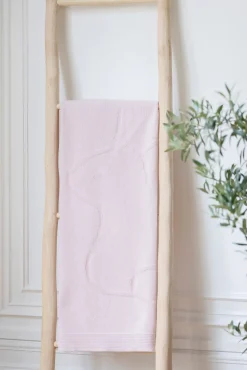Tartine et Chocolat Plaid cachemire Lapin Rose pâle| Plaids