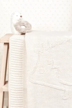 Tartine et Chocolat Plaid Laine Hérisson beige| Plaids
