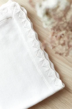 Tartine et Chocolat Plaid laine Mérinos Ecru| Plaids