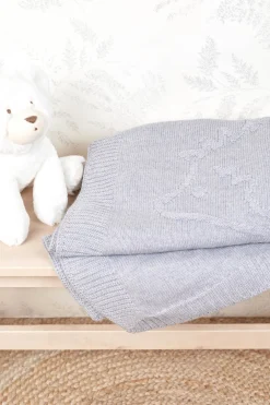 Tartine et Chocolat Plaid Laine Hérisson gris| Plaids