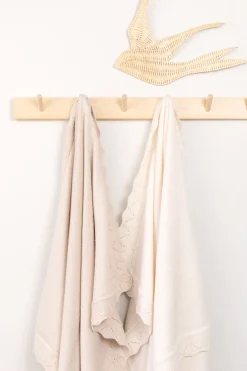 Tartine et Chocolat Plaid Laine Mérinos Beige| Plaids