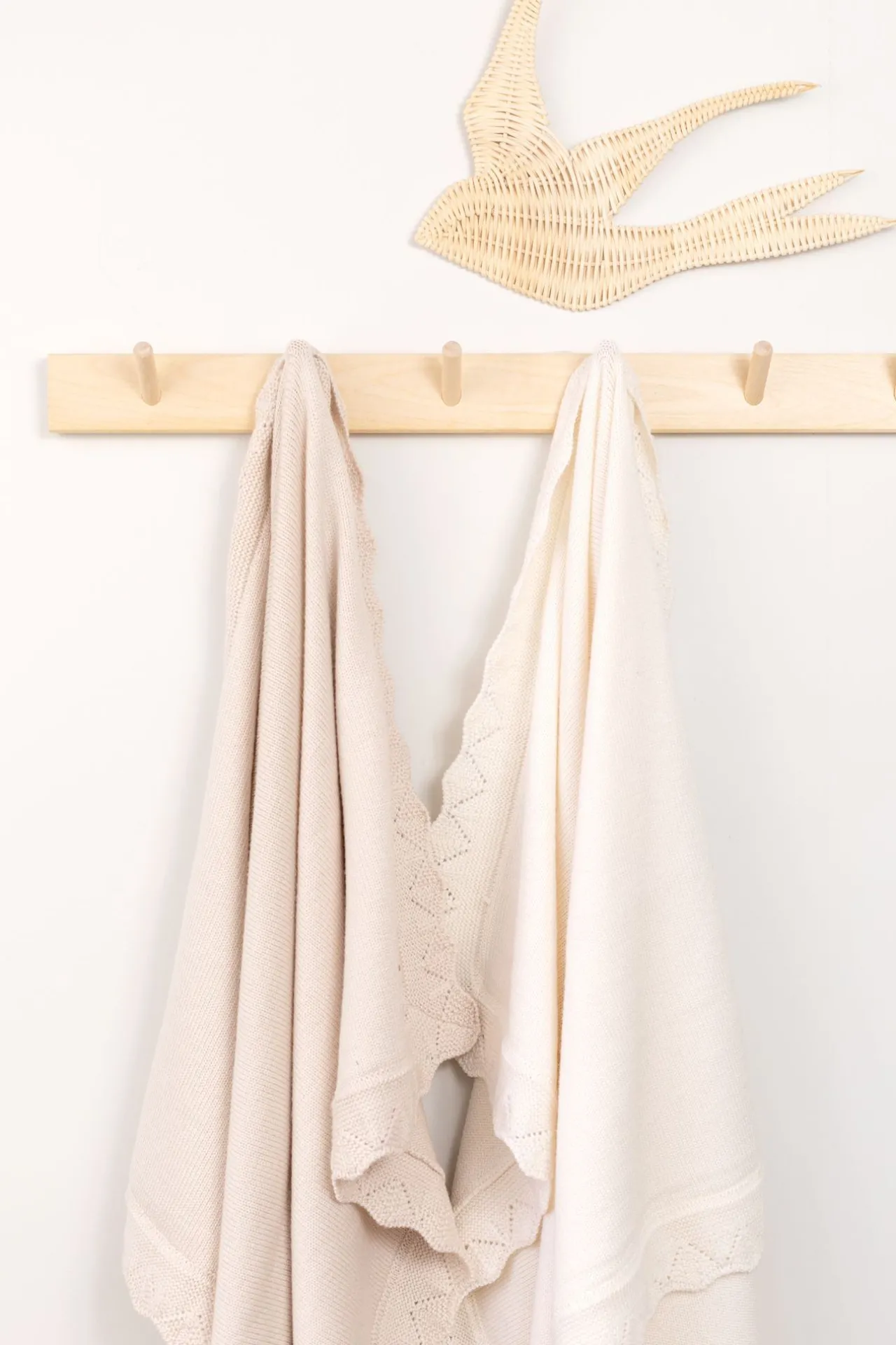 Tartine et Chocolat Plaid Laine Mérinos Beige| Plaids