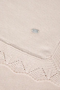 Tartine et Chocolat Plaid Laine Mérinos Beige| Plaids