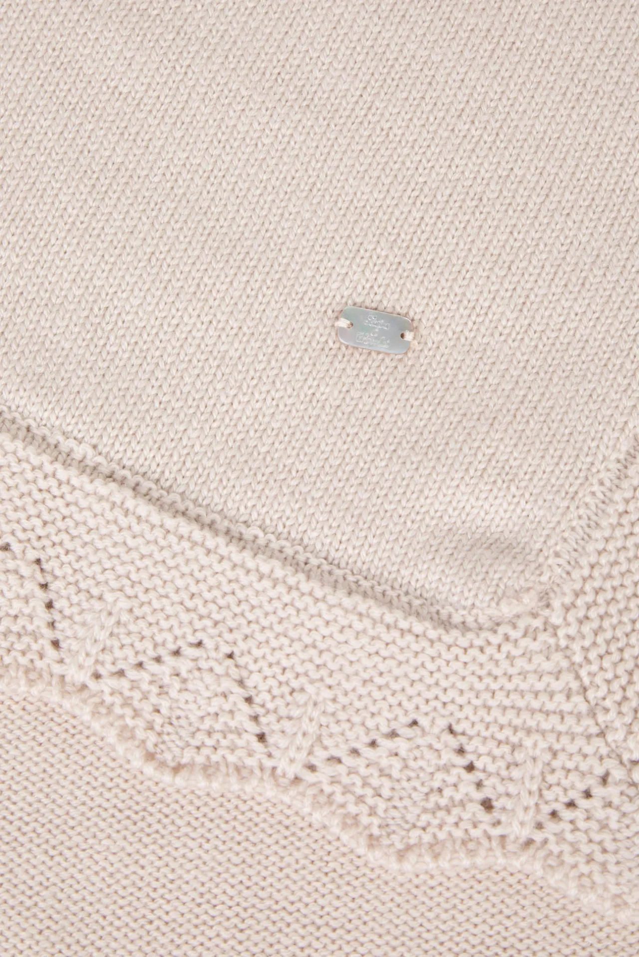 Tartine et Chocolat Plaid Laine Mérinos Beige| Plaids