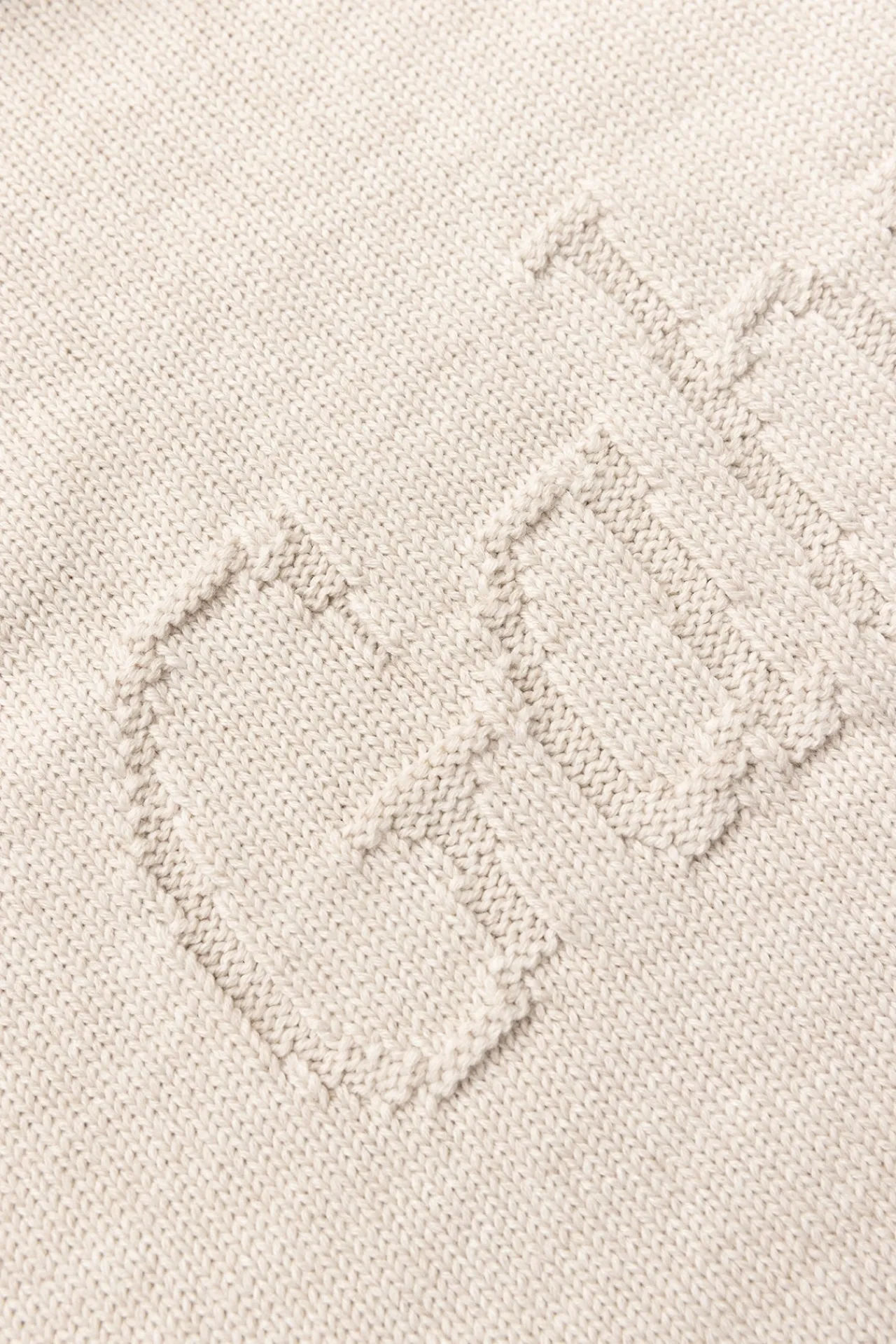 Tartine et Chocolat Plaid personnalisé Laine beige| Cadeaux Personnalisés|Plaids