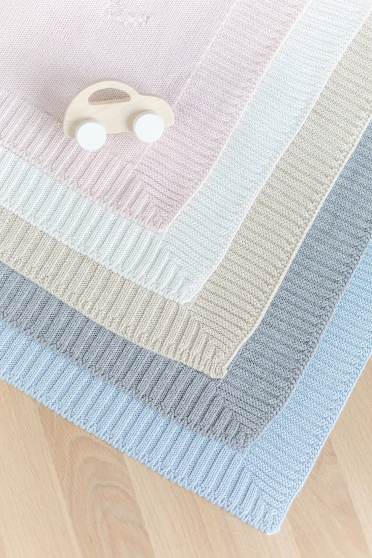 Tartine et Chocolat Plaid personnalisé Laine beige| Cadeaux Personnalisés|Plaids