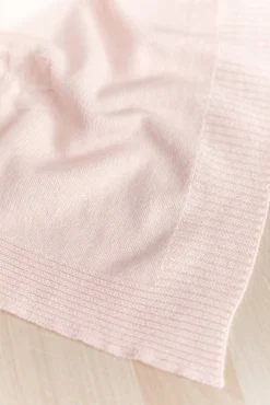 Tartine et Chocolat Plaid personnalisé Cachemire rose pâle| Cadeaux Personnalisés|Plaids
