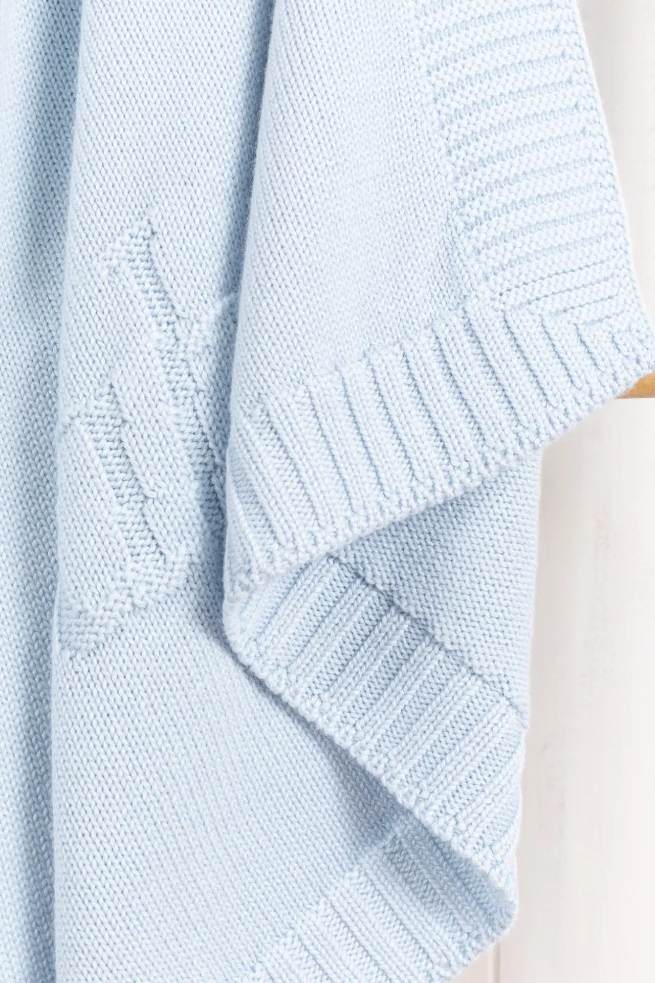 Tartine et Chocolat Plaid personnalisé Laine bleu ciel| Plaids|Cadeaux Personnalisés