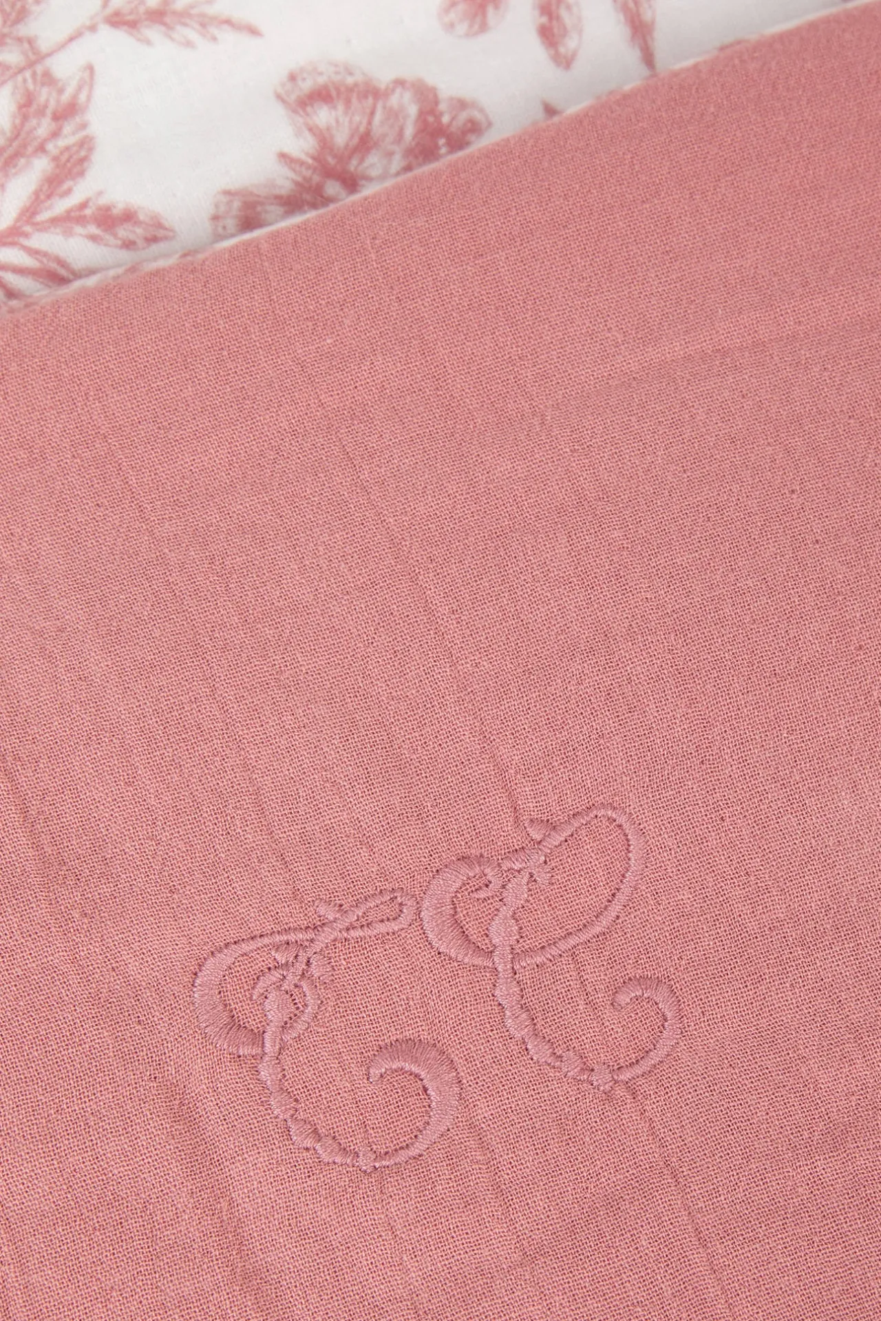 Tartine et Chocolat Plaid réversible Imprimé inspiration Toile de Jouy| Toile De Jouy Rose|Plaids