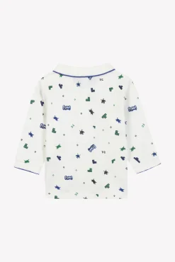 Tartine et Chocolat Polo Bleu électrique illustration pixels| T-Shirts - Polos