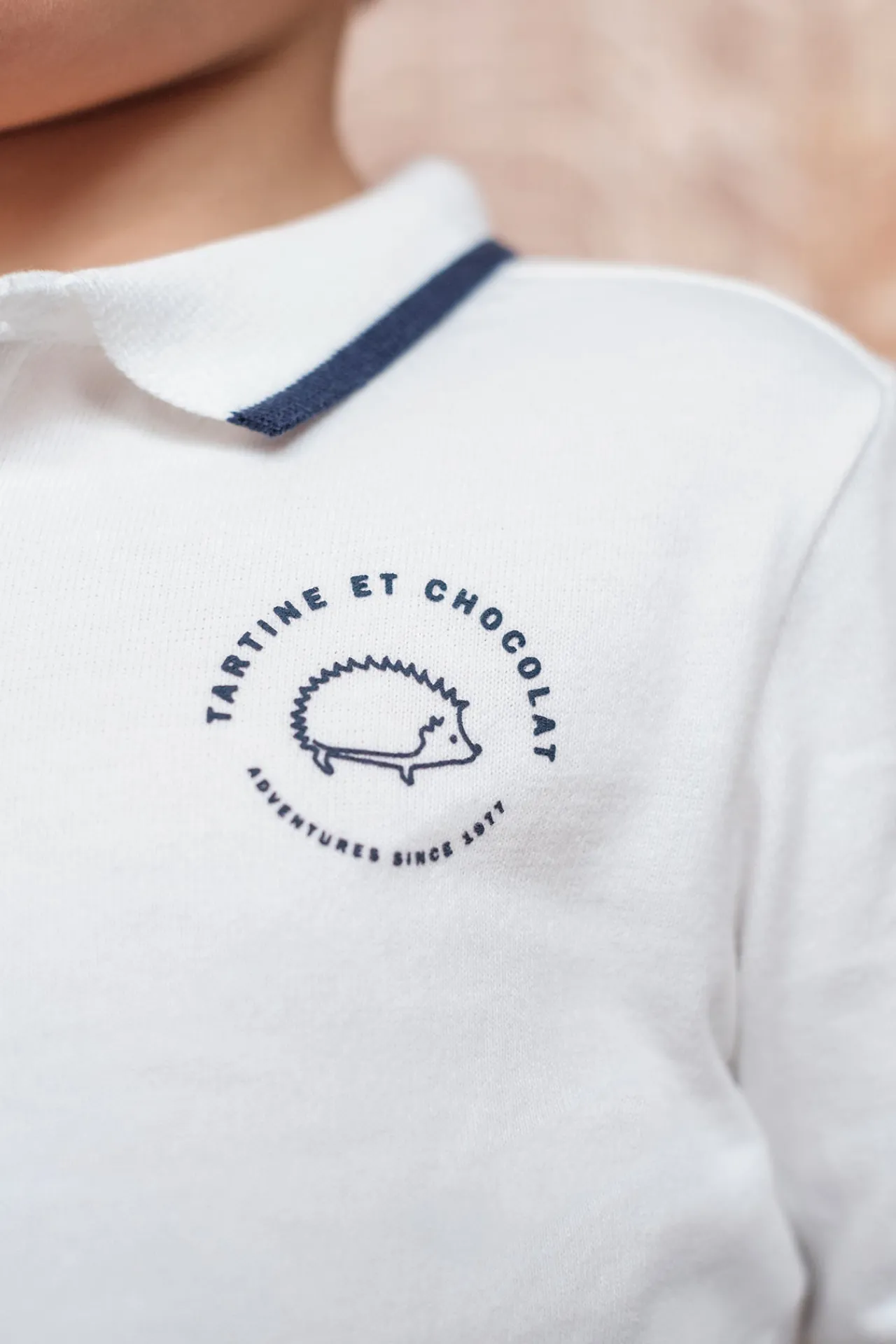 Tartine et Chocolat Polo Ecru liseré marine| T-Shirts - Polos