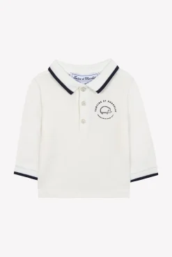 Tartine et Chocolat Polo Ecru liseré marine| T-Shirts - Polos