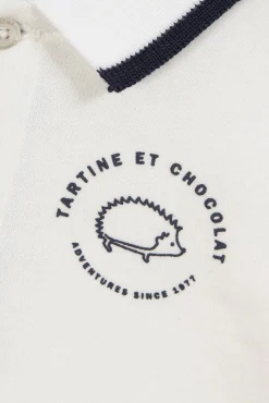 Tartine et Chocolat Polo Ecru liseré marine| T-Shirts - Polos