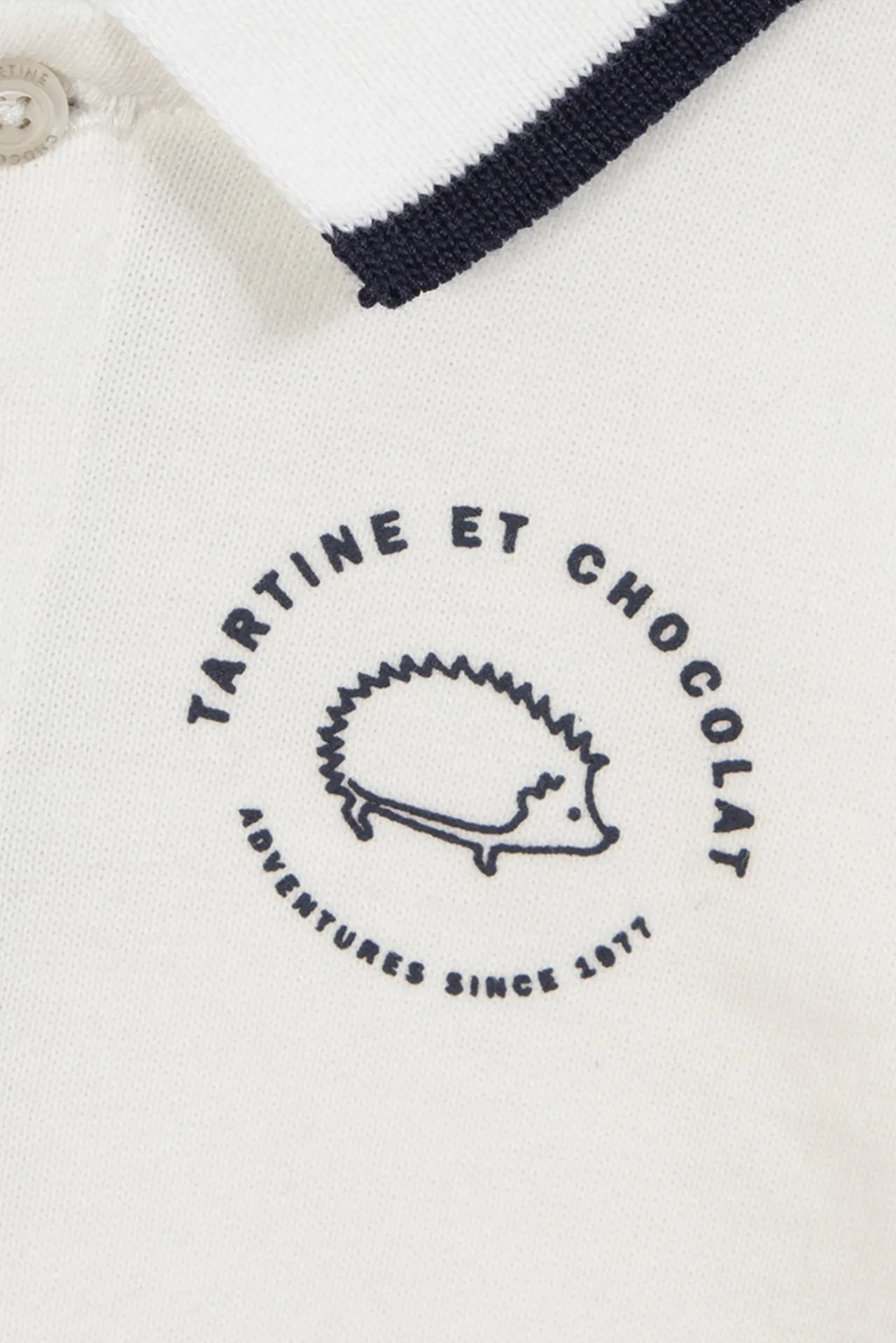 Tartine et Chocolat Polo Ecru liseré marine| T-Shirts - Polos