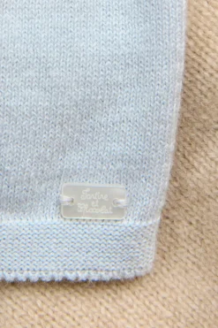 Tartine et Chocolat Pull Bleu broderie hérisson| Cardigans - Gilets
