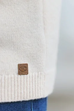 Tartine et Chocolat Pull Beige chiné motif jacquard|Enfant Pulls - Gilets - Sweats