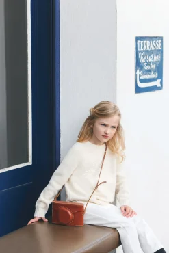 Tartine et Chocolat Pull Ecru illustration flocon|Enfant Cardigans - Pulls - Sweats