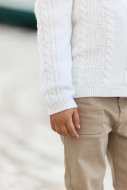 Tartine et Chocolat Pull Ecru signature TC|Enfant Pulls - Gilets - Sweats