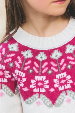 Tartine et Chocolat Pull Ecru motif jacquard|Enfant Cardigans - Pulls - Sweats