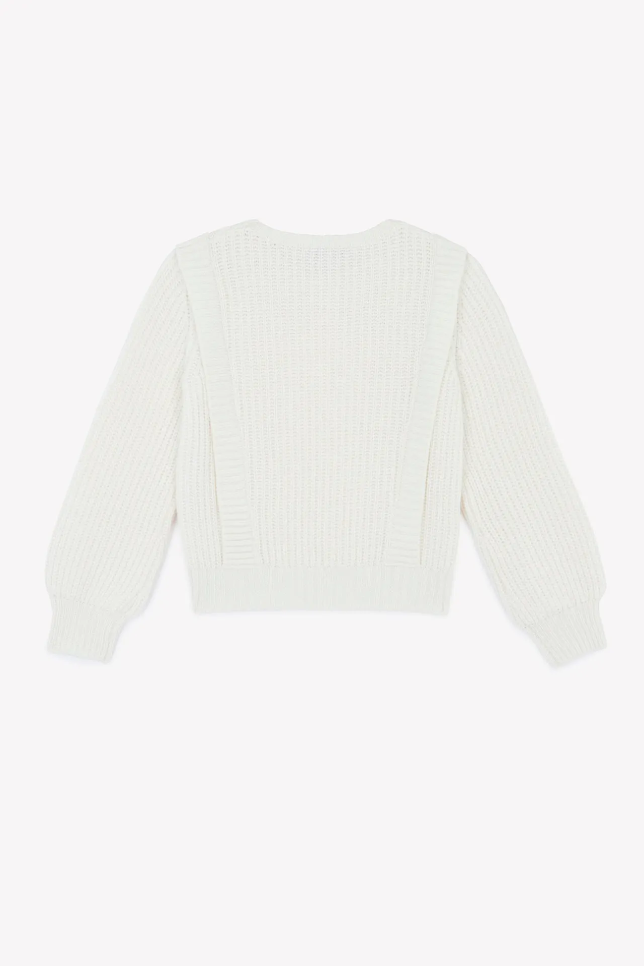 Tartine et Chocolat Pull Ecru maille torsadée|Enfant Cardigans - Pulls - Sweats