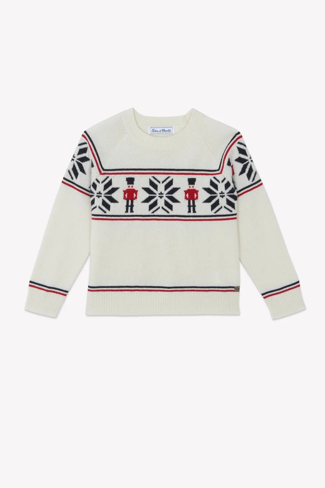 Tartine et Chocolat Pull Ecru casse-noisettes|Enfant Pulls - Gilets - Sweats