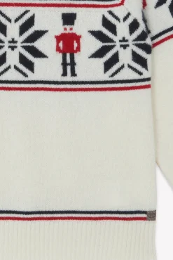 Tartine et Chocolat Pull Ecru casse-noisettes|Enfant Pulls - Gilets - Sweats