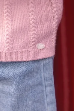 Tartine et Chocolat Pull Eglantine col broderie anglaise| Cardigans - Pulls - Sweats