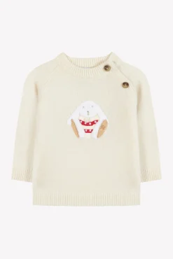Tartine et Chocolat Pull Ecru illustration lapin| Pulls - Gilets - Sweats