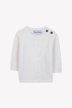 Tartine et Chocolat Pull Ecru signature TC| Pulls - Gilets - Sweats