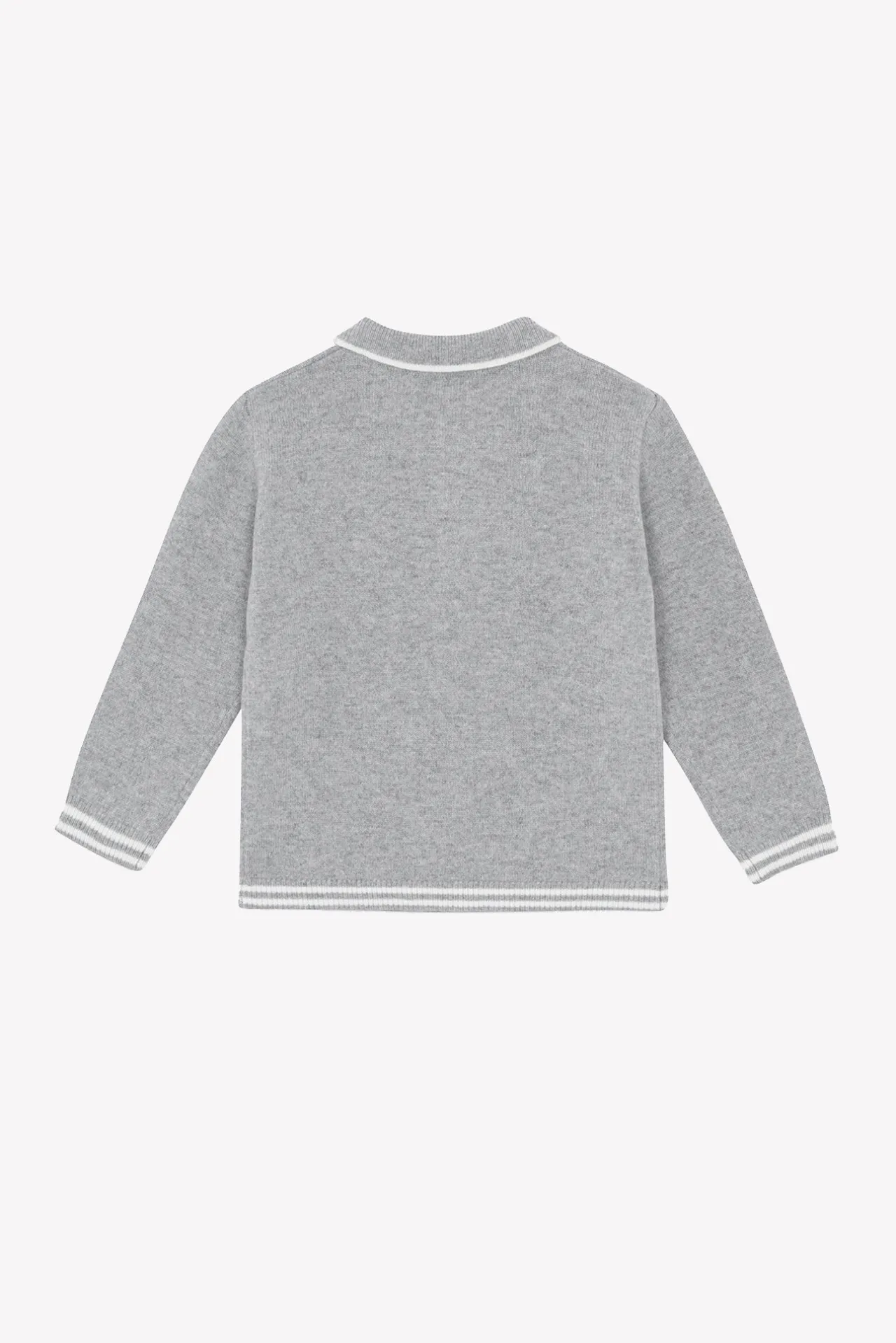 Tartine et Chocolat Pull Gris chiné col pointu|Enfant Pulls - Gilets - Sweats