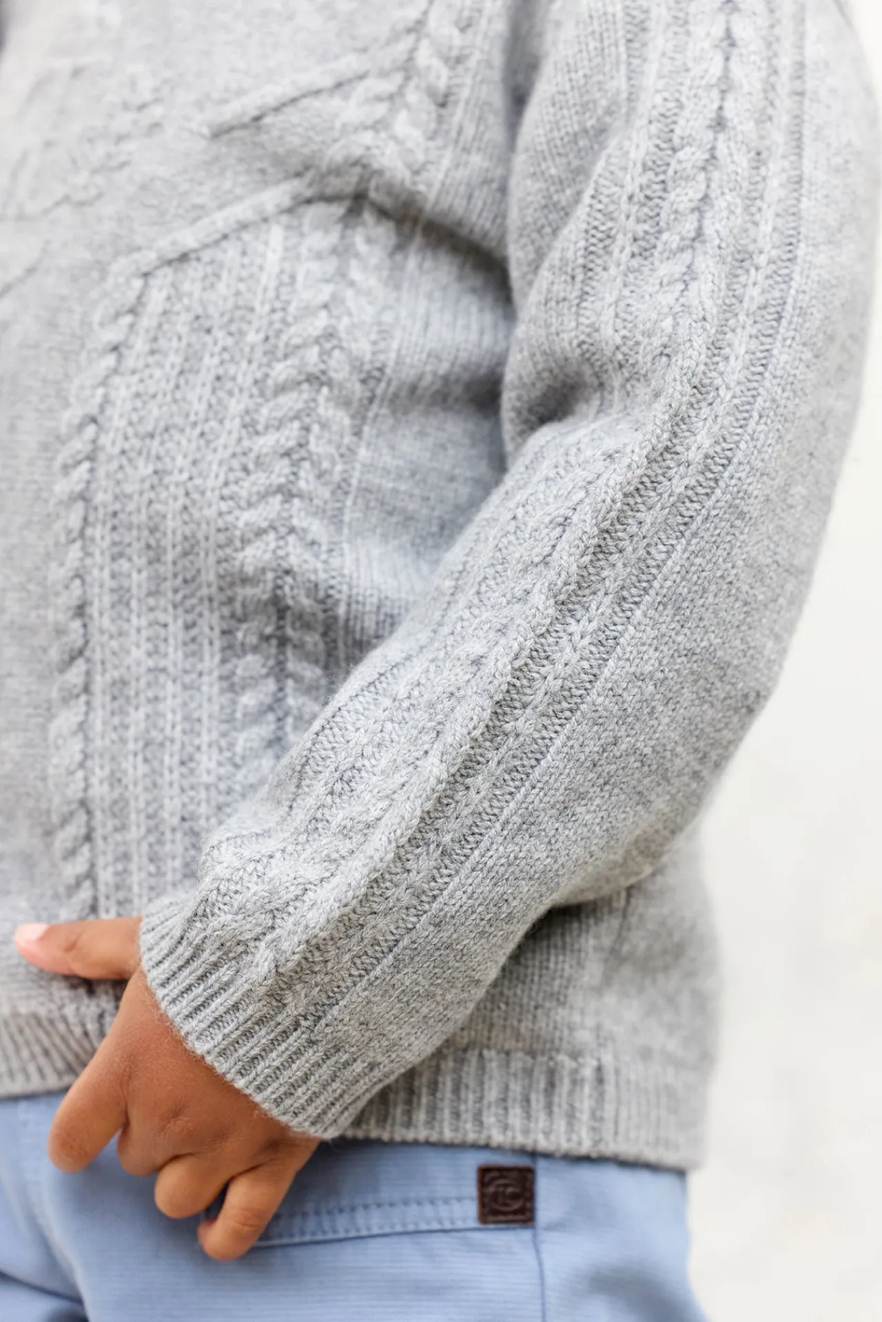 Tartine et Chocolat Pull Gris chiné signature TC| Pulls - Gilets - Sweats